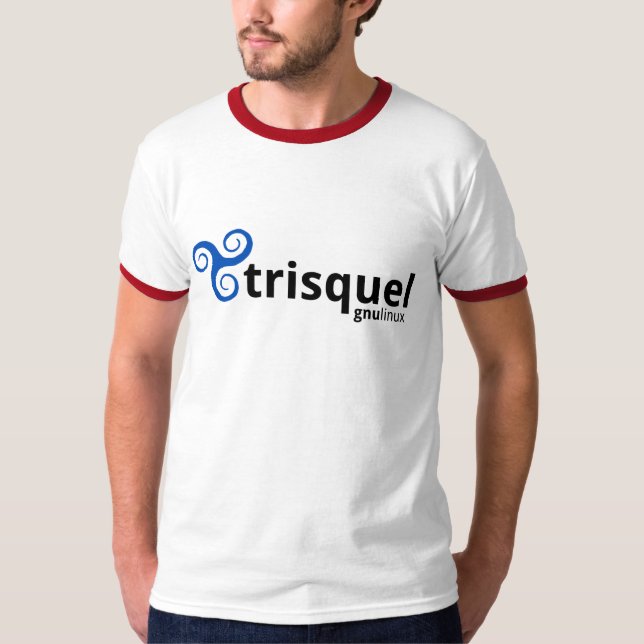Two-tone retro T-Shirt (Front)