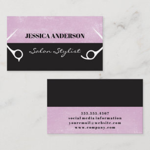 Two Tone Scissors Business Card