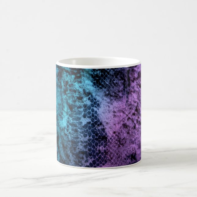 Two Tone Snakeskin Coffee Mug (Center)