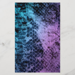 Two Tone Snakeskin Stationery