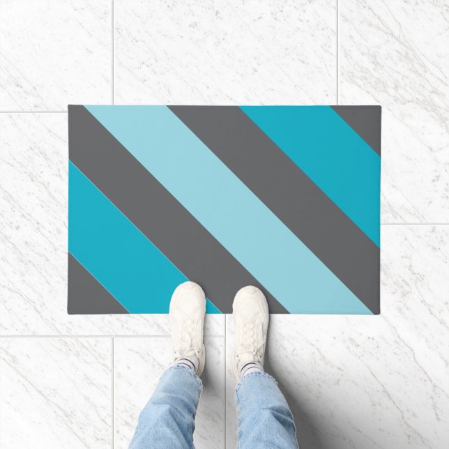 Two-tone Striped Door Mat (Indoor)