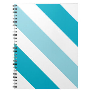 Two-tone striped  notebook