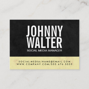 Two Tone Texture / Variation Business Card