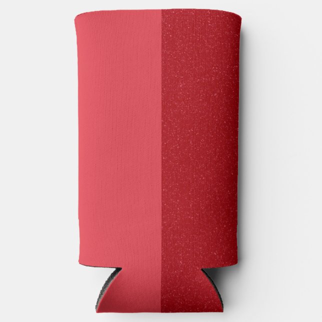 Two-Tone Tomato Red Custom Seltzer Cooler (Front)