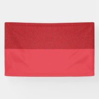 Two-Tone Tomato Red Event Banner – Customisable