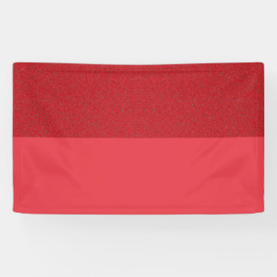 Two-Tone Tomato Red Event Banner – Customisable