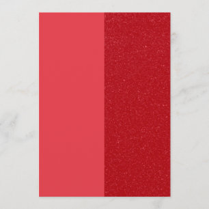 Two-Tone Tomato Red Menu Card – Customisable