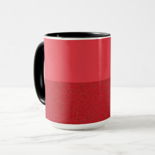 Two-Tone Tomato Red Noise Coffee Mug – Customise