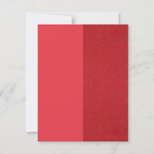 Two-Tone Tomato Red Noise Invitation – Customise