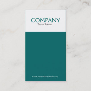 Two Tone Vertical Business Card