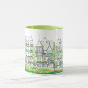 Two Tone Victorian Home Mug