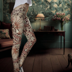 Two-Tone Yoga Pants Fall Burnt Orange Morris