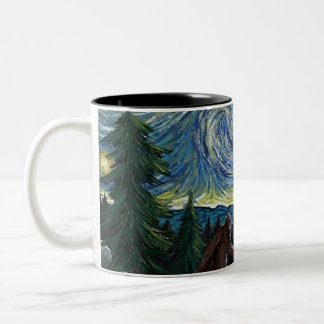 Two Toned Bigfoot Painting Mug