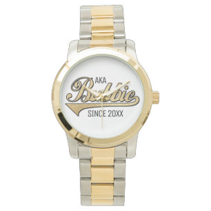 Two-Toned Bracelet Watch Grandmom/Bubbie