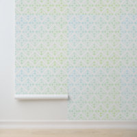 Two Toned Fleur Du Lys Pattern Geometric
