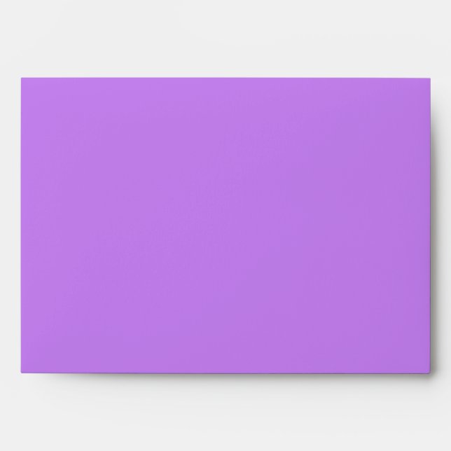 Two Toned Lavender Purple with Return Address Envelopes (Front)