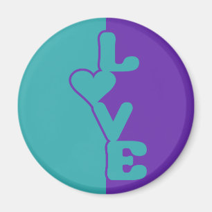 Two-Toned Love custom magnet