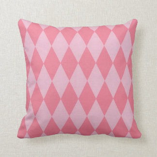 Two Toned Pink Harlequins Cushion