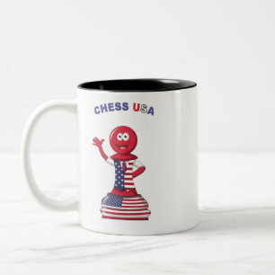 Two Toned USA Coffee mug