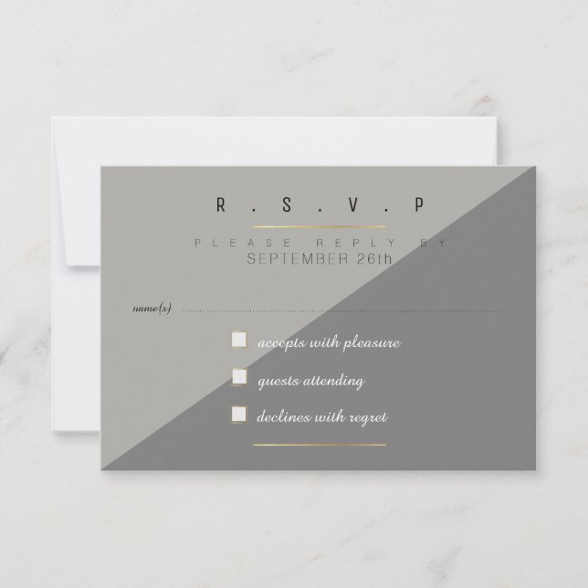 two tones of grey rsvp (Front)