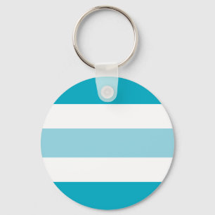 Two Tones Stripes  Key Ring