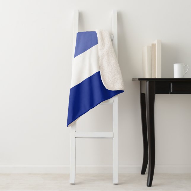 Two Tones Stripes  Sherpa Blanket (In Situ)