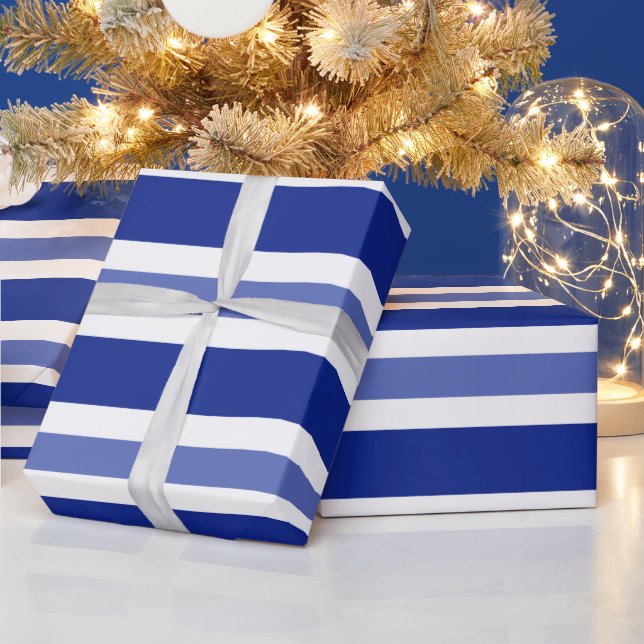 Two Tones Stripes  Wrapping Paper (Holidays)