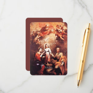 Two Trinities with Prayer Enclosure Card