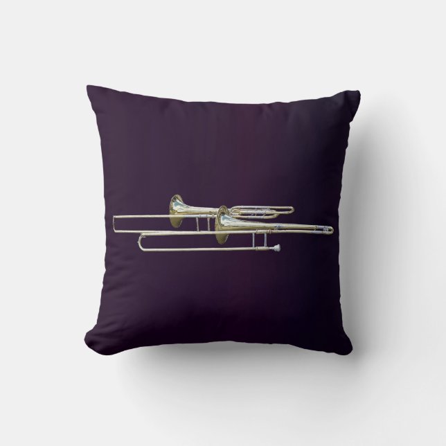 Two Trombones Cushion (Front)