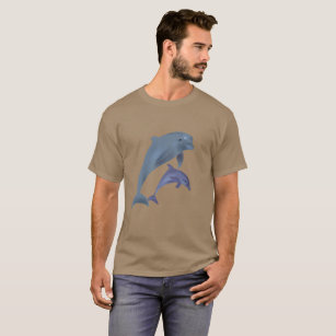 Two Tropical dolphins jumping beside each other T-Shirt