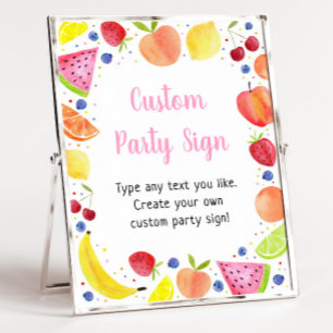 Two-tti Frutti Editable Birthday Sign