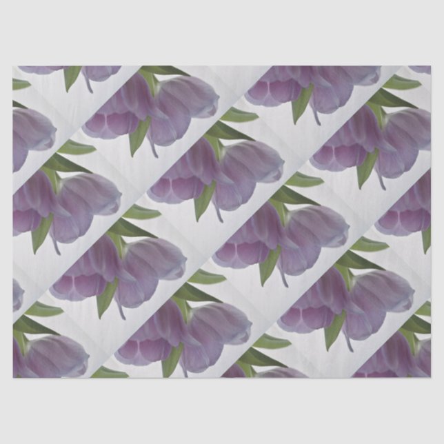 Two Tulips Upside Down Opt.2 Tissue Paper (Front)
