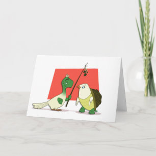 Two Turtle Doves Card (Blank)