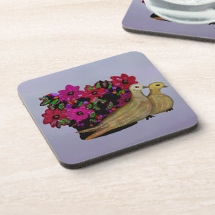 Two Turtle Doves Coaster Set