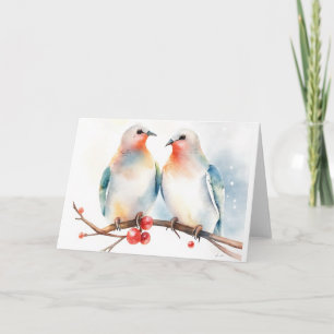 Two Turtle Doves Holiday Card