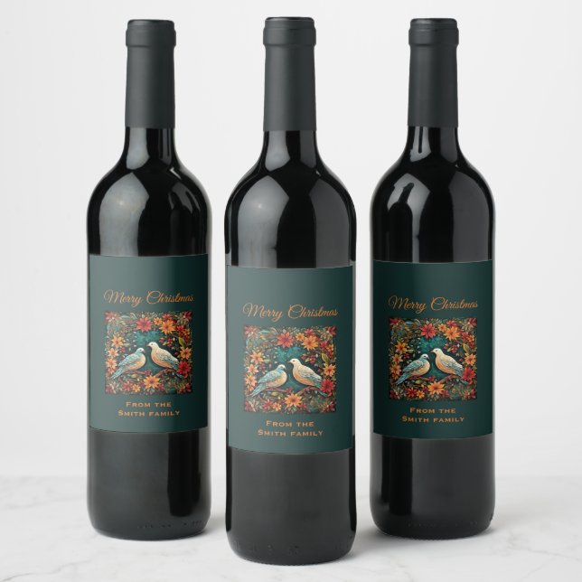 Two Turtle Doves Wine Label (Bottles)