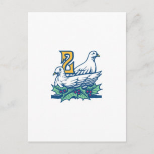 Two Turtledoves Postcard