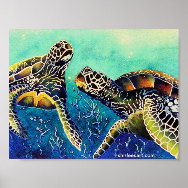 two turtles poster (Front)