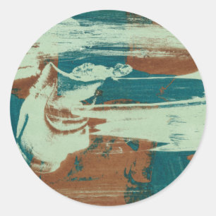 Two Up North Classic Round Sticker