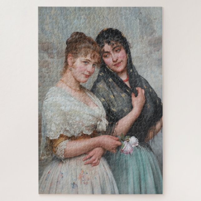 Two Venetian Women (Italian Portrait Art) Jigsaw Puzzle (Vertical)