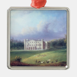 Two Views of Apley Priory Metal Tree Decoration