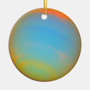 Two Views Of Neptune Ceramic Tree Decoration