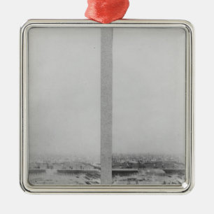 Two views of the construction of the Eiffel 2 Metal Tree Decoration