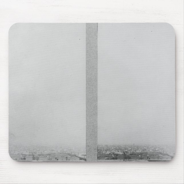 Two views of the construction of the Eiffel 2 Mouse Mat (Front)