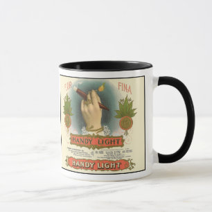 Two Vintage Cigar Labels Side by Side Mug