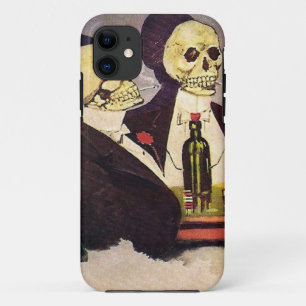 Two Vintage Skeletons iPhone 11 Case