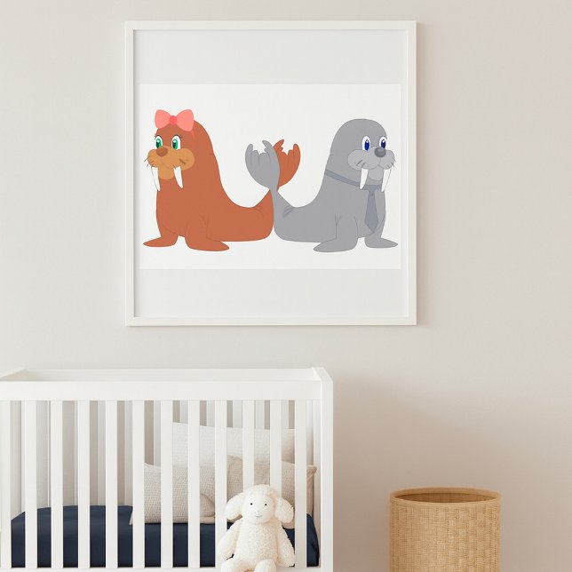 Two Walruses Poster (Creator Uploaded)