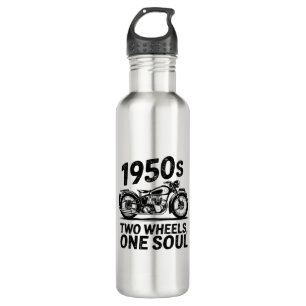 Two-Wheel, One-Soul Motorcycle 710 Ml Water Bottle