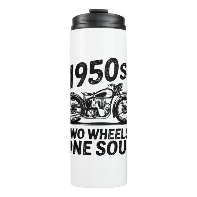 Two-Wheel, One-Soul Motorcycle Thermal Tumbler (Front)