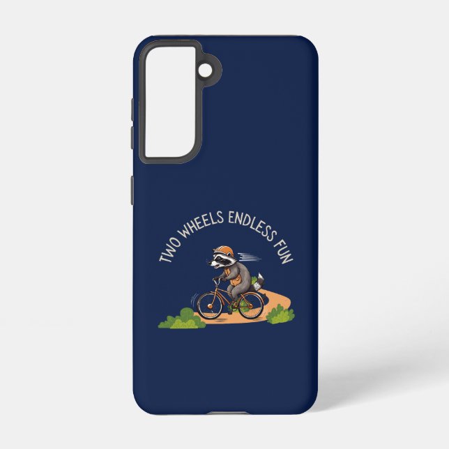 Two Wheels Endless Fun Samsung Galaxy S21 Case (Back)